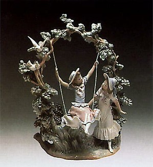 Lladro-Girl In The Seesaw 1978-88