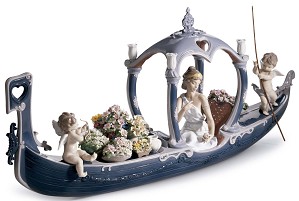 Lladro-Gondola of Love