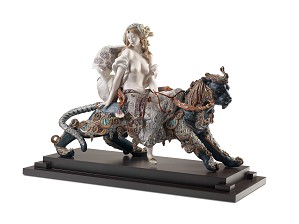 Lladro-Bacchante on A Panther