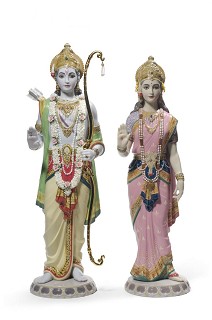 Lladro-Rama and Sita