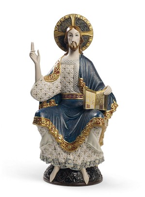 Lladro-Romanesque Christ Sculpture