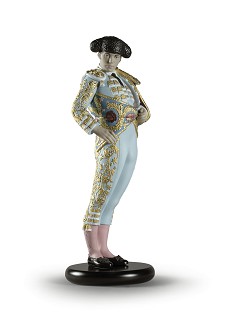 Lladro-Bullfighter Blue