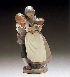 Lladro-Children with Fruits