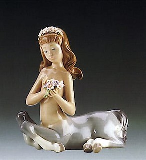 Lladro-Wistful Centaur Girl