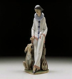 Lladro-Melancholy Musician