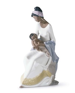 Lladro Black Legacy-A MOTHER'S EMBRACE