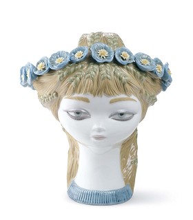 Lladro-BUCOLIC HEAD (COLOR) 