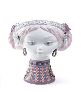 Lladro-BYZANTINE HEAD (COLOR)