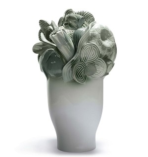 Lladro-Naturofaantistic - Large Vase (Green)