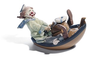 Lladro-Circus Waves Clown