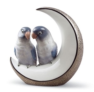 Lladro-Fly Me to The Moon Birds