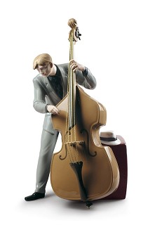 Lladro-Jazz Bassist