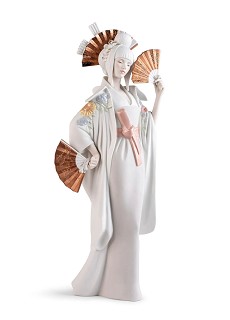 Lladro-Japanese dancer