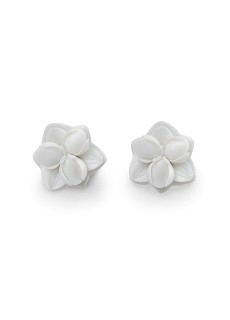 Lladro Jewelry-Orchid Stud Earrings