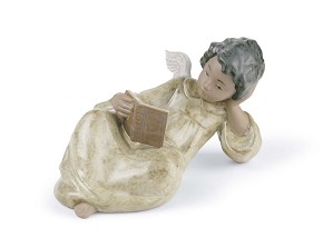 Lladro-Devoted Reader - Open Box