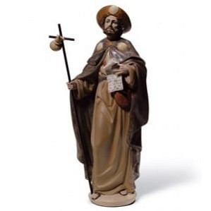 Lladro-Saint James The Pilgrim (Special Edition) Gres Finish