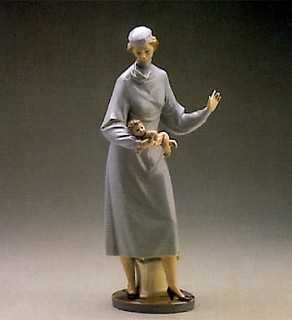 Lladro-Midwife