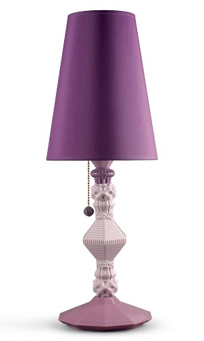 Lladro Lighting-Belle de Nuit Table Lamp Pink