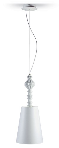 Lladro Lighting-Belle de Nuit Ceiling Lamp I White