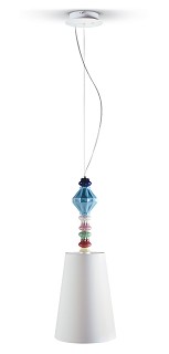 Lladro Lighting-Belle de Nuit Ceiling Lamp I Multicolor