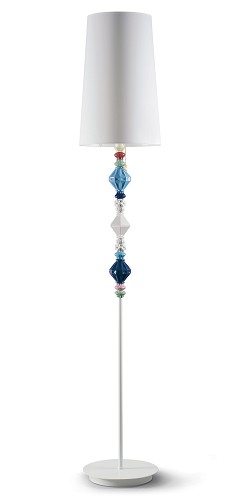 Lladro Lighting-Belle de Nuit Floor Lamp II Multicolor