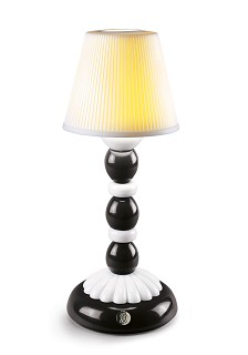 Lladro Lighting-Palm Firefly Table Lamp Black and White