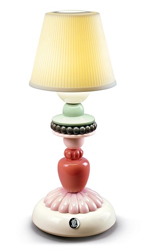 Lladro Lighting-Sunflower Firefly Table Lamp Ivory