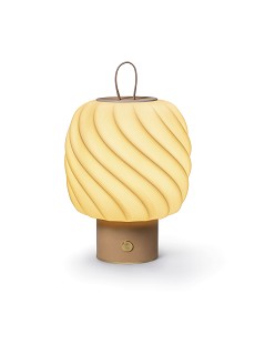 Lladro Lighting-Ice Cream Portable Lamp Medium Nude