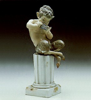 Lladro-Pan With Flute 1969-75