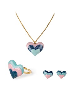 Lladro Jewelry-Rainbow 3 pieces Jewelry Set