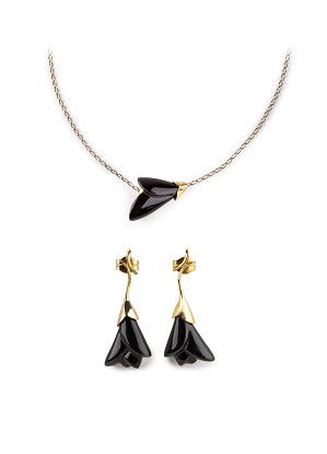 Lladro Jewelry-Heliconia Earrings Set