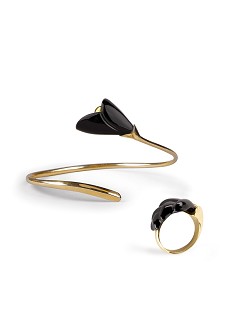 Lladro Jewelry-Heliconia Cuff Set