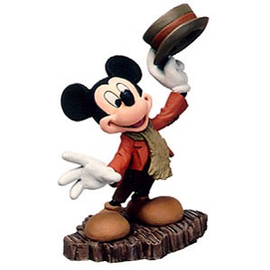 WDCC Disney Classics-Mickey Christmas Carol Mickey Mouse And A Merry Christmas To You Ornament