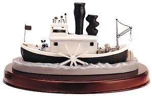 WDCC Disney Classics-Steam Boat Willie Steamboat