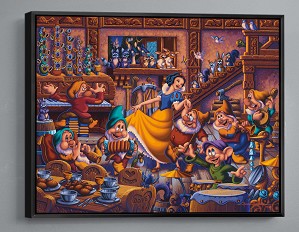 Snow White Dancing with the Dwarfs