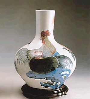 Lladro-Rooster Vase 1971-72