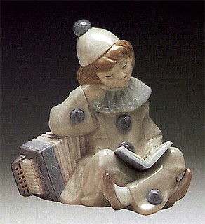 Lladro-Girl with Accordion 1971-81