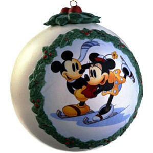 WDCC Disney Classics-On Ice Ball Ornament