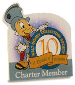 WDCC Disney Classics-Wdcc Plaque Ten Year Charter Member Plaque