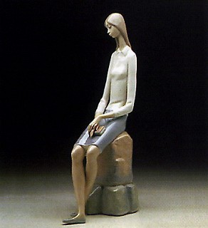 Lladro-Girl Student 1969-78