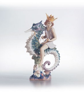 Lladro-Prince Of The Sea Le 2500