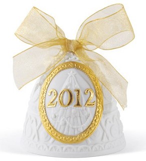 Lladro-Christmas Bell 2012 Re-Deco Ornament