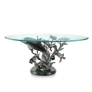 SPI Sculptures-Dolphin Seaworld Coffee Table