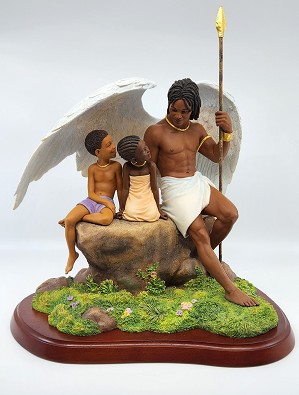 Ebony Visions-Under The Shelter Of His Wings Artist Proof