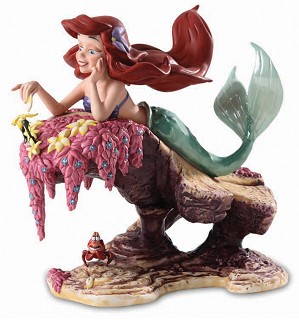 WDCC Disney Classics-The Little Mermaid Ariel and Sebastian He Loves Me, He Loves Me Not 