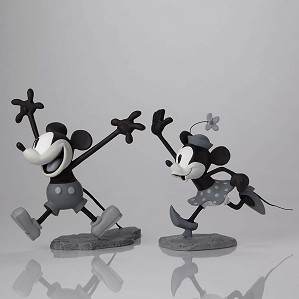 Walt Disney Archives-Mickey and Minnie B/W Maquettes 