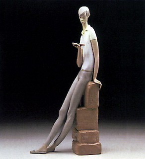 Lladro-Boy Student 1969-78