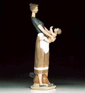 Lladro-Mother And Child