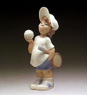 Lladro-Tennis Player Puppet 1977-85