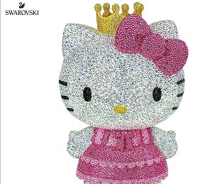 Swarovski Crystal-Myriad Hello Kitty Princess Limited Edition